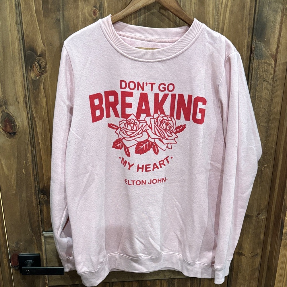 Pink Graphic Sweater
